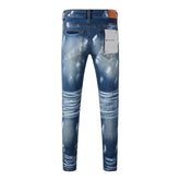 Purple Brand Jeans Pure Cotton High Street Trend